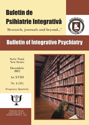 Buletin de psihiatrie integrativa. Bulletin of Integrative Psychiatry