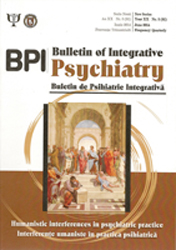 Buletin de Psihiatrie Integrativă. Bulletin of Integrative Psychiatry an XX, nr. 2 (61), iunie 2014, frecventa: trimestriala