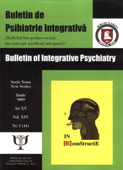 Buletin de psihiatrie integrativa "Modelul bio-psiho-social: un concept medical integrativ" Nr.2, Iunie 2009
