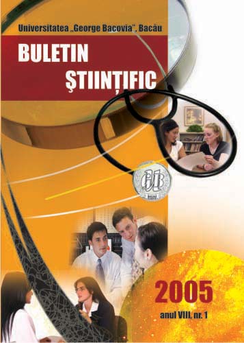 Buletin stiintific nr. 1 (2005)