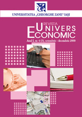 Revista Univers EconomicAnul I, nr.4 (3), octombrie-decembrie 2009